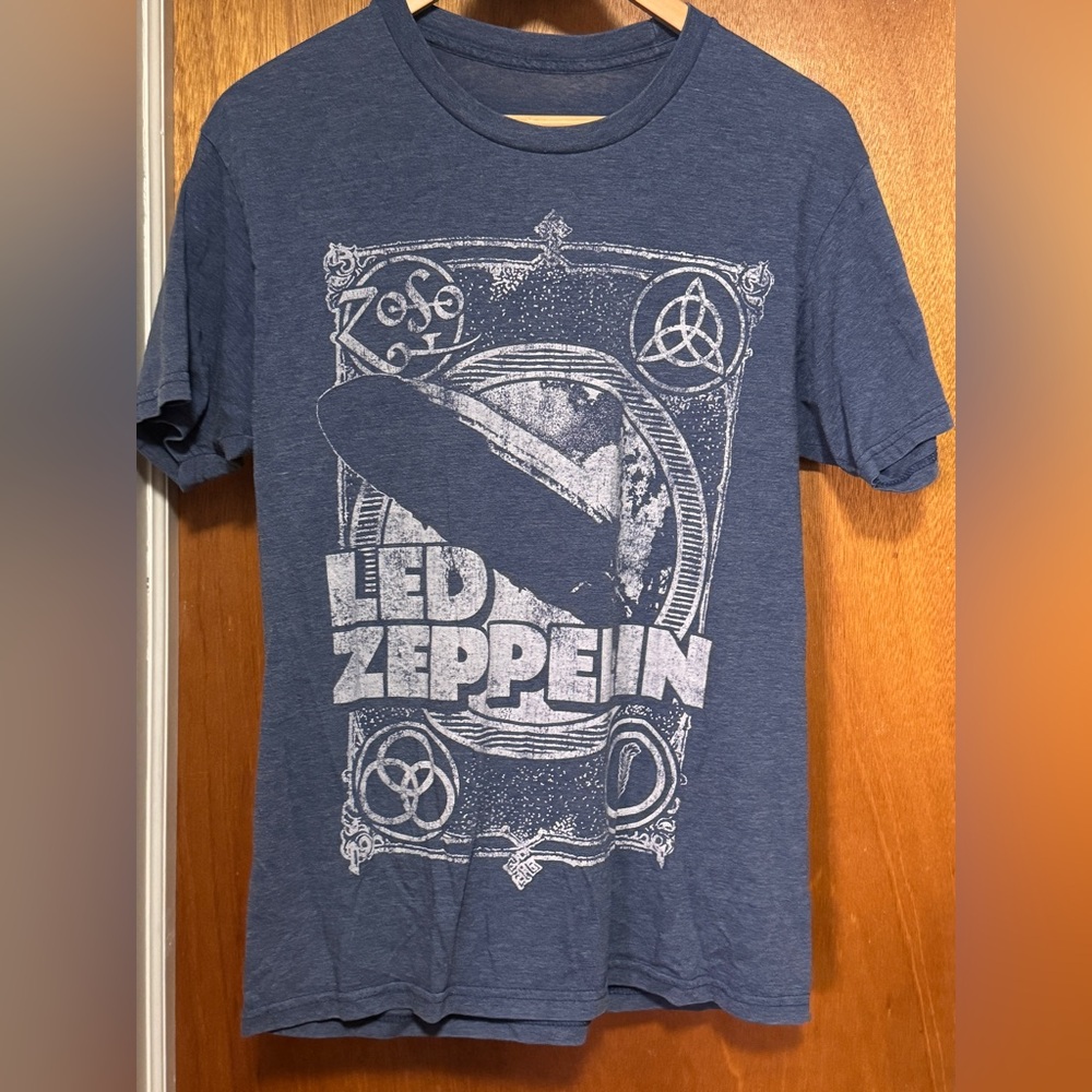 Blue Led Zeppelin ZOSO Graphic T-Shirt